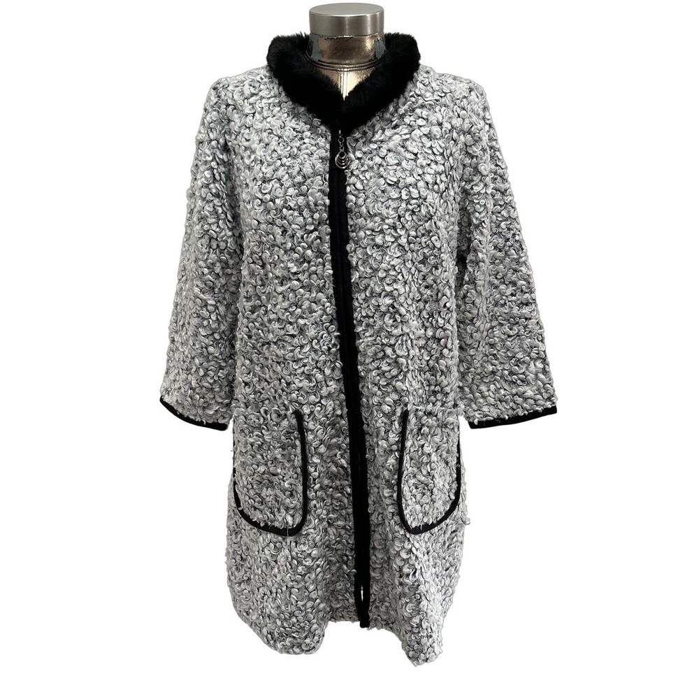 Sion Women’s Faux Fur Shacket Coat Size Large